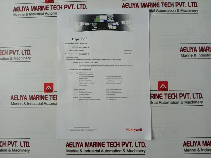 Honeywell 51154758 Experion Pks Windows Server Hps Reinstallation Dvd Kit