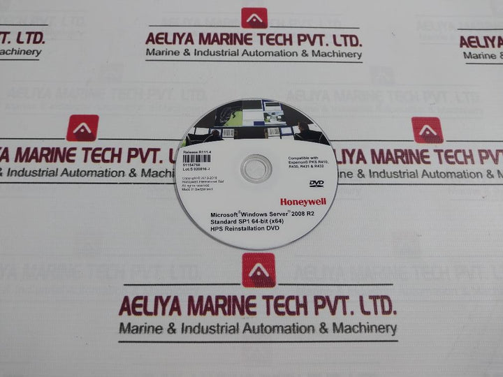 Honeywell 51154758 Hps Reinstallation Dvd
