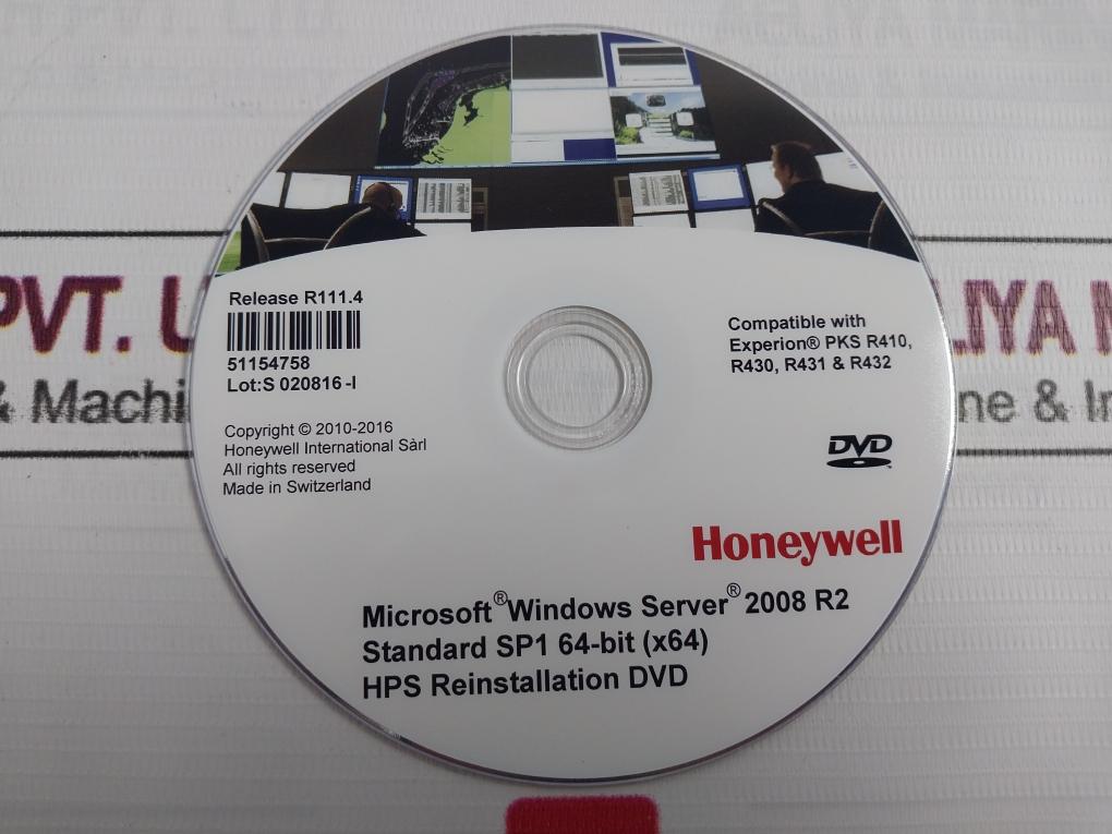 Honeywell 51154758 Hps Reinstallation Dvd