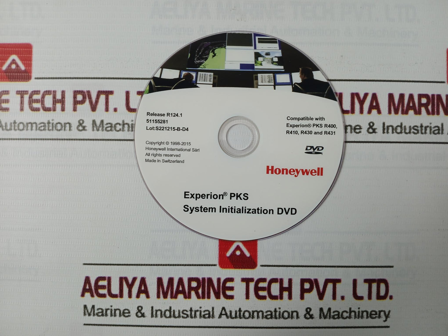 Honeywell 51155281 Experion Pks System Initialization Dvd R124.1 R400 R410