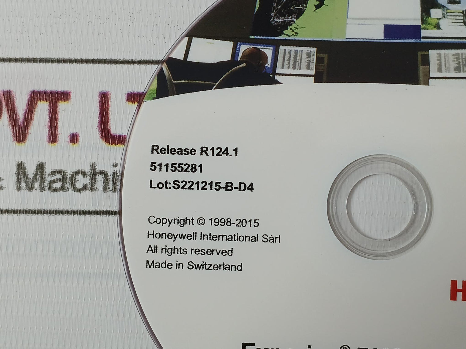 Honeywell 51155281 Experion Pks System Initialization Dvd R124.1 R400 R410