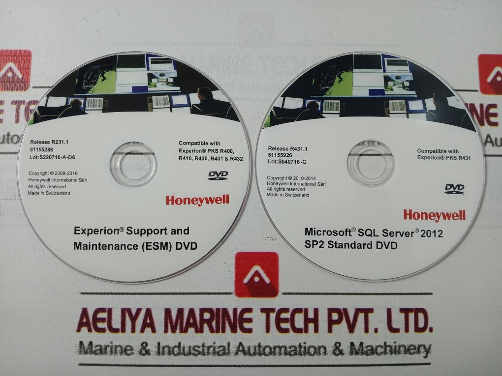Honeywell 51155285-430 Experion System Dvds Set