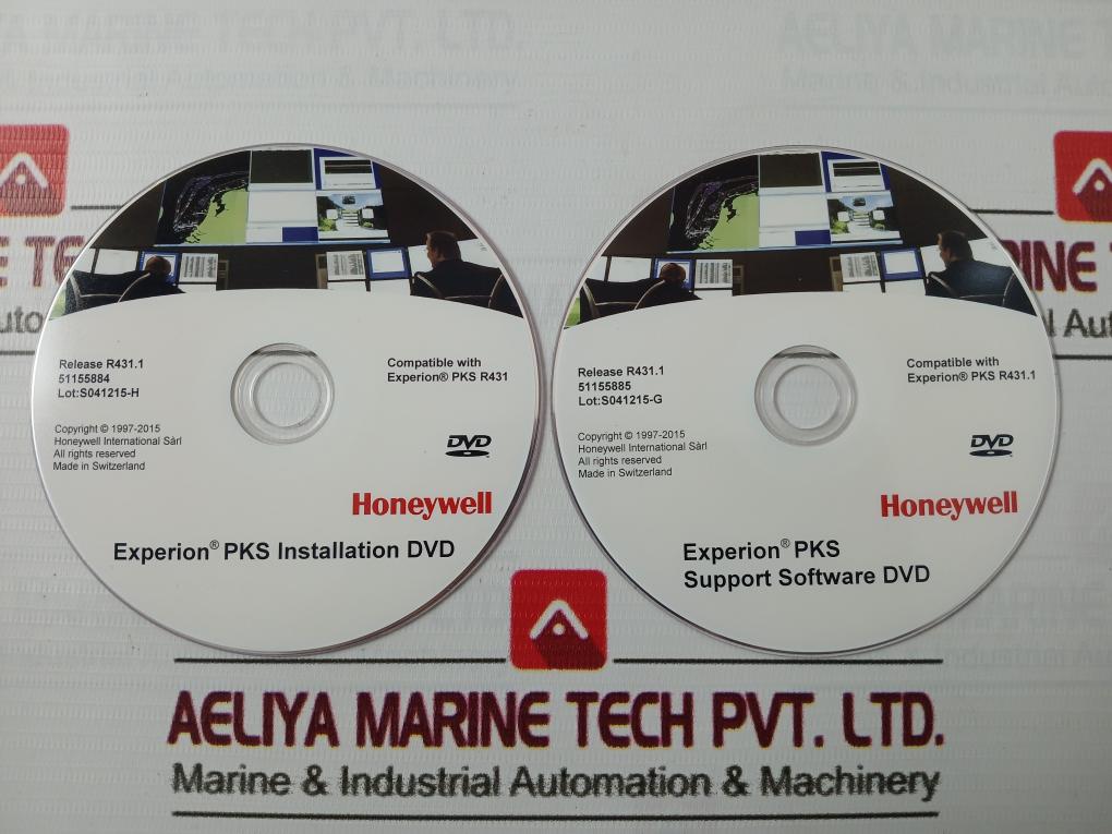 Honeywell 51155885 Pks Experion Installation System Dvds Set R124.1 R431.1