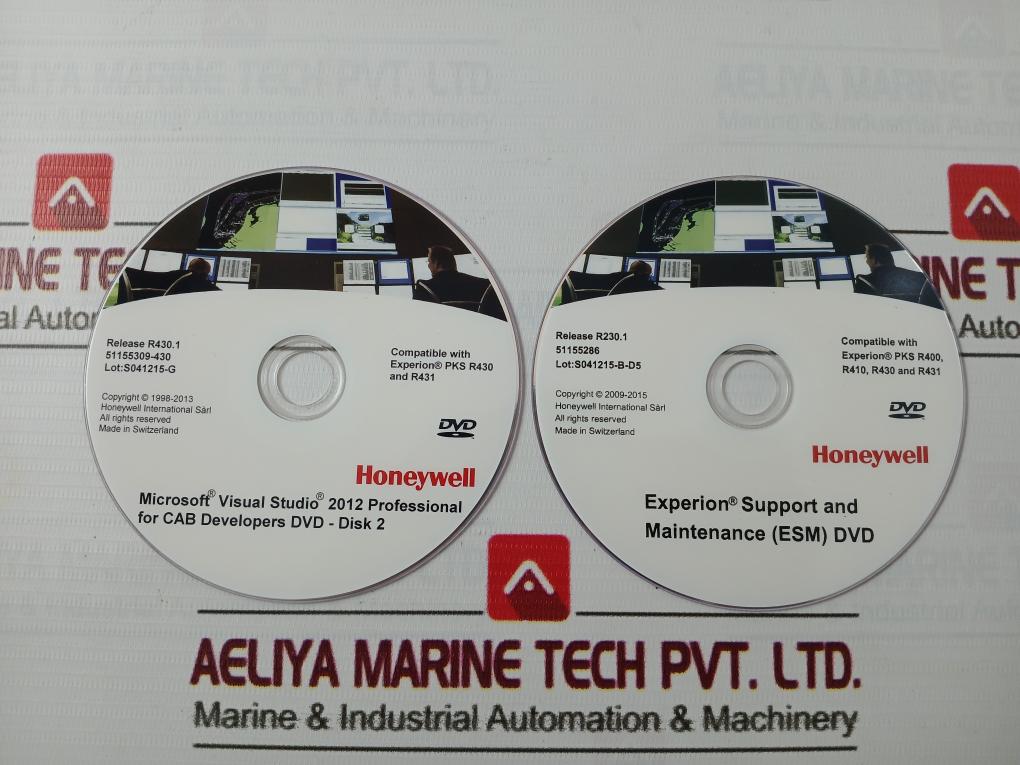 Honeywell 51155885 Pks Experion Installation System Dvds Set R124.1 R431.1