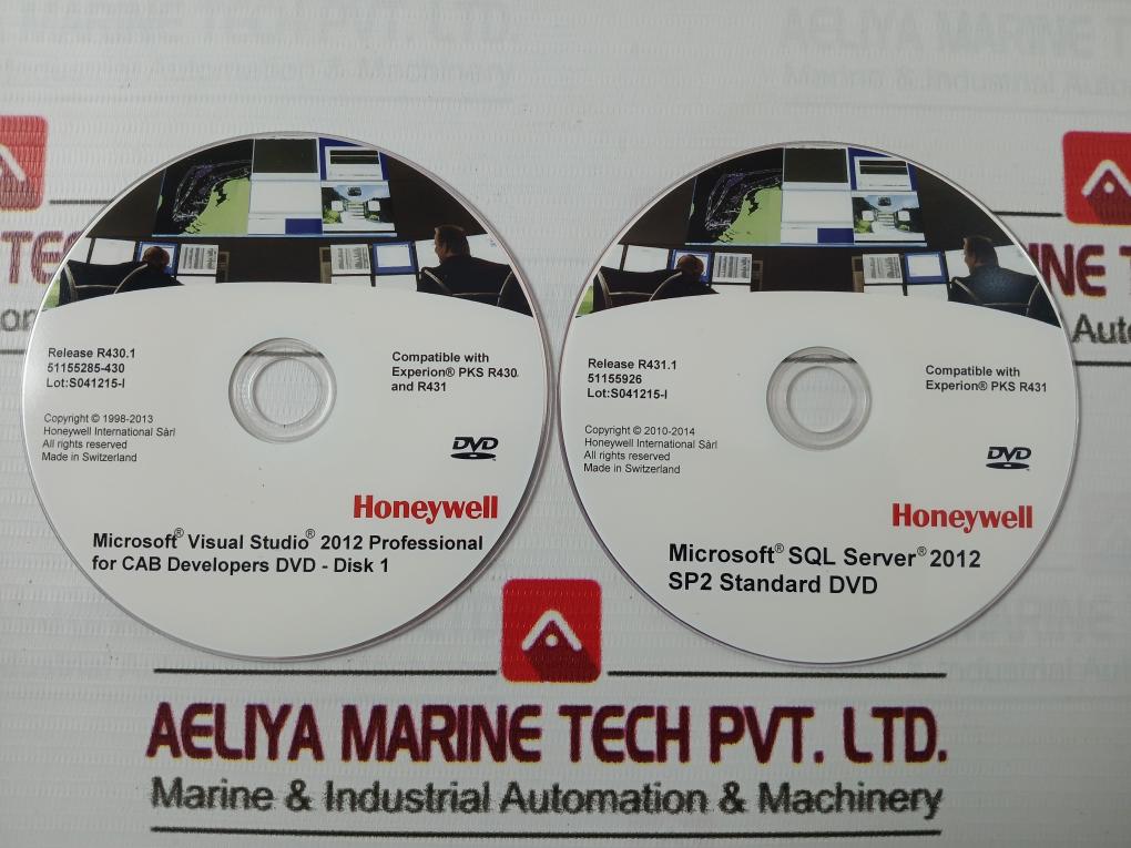 Honeywell 51155885 Pks Experion Installation System Dvds Set R124.1 R431.1
