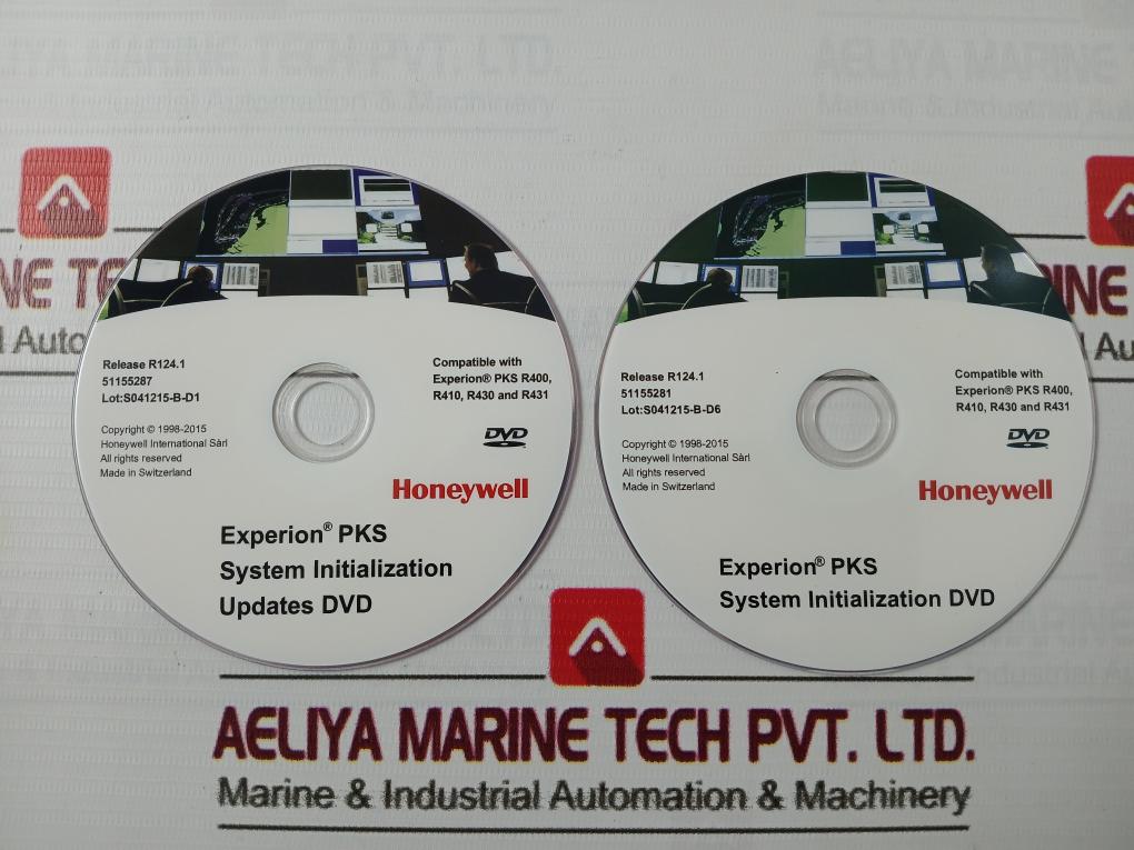 Honeywell 51155885 Pks Experion Installation System Dvds Set R124.1 R431.1