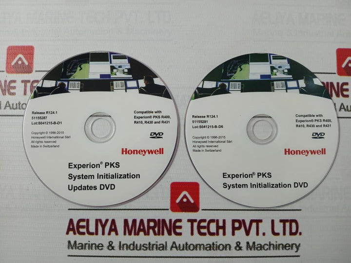 Honeywell 51155885 Pks Experion Installation System Dvd Set R124.1 R431.1