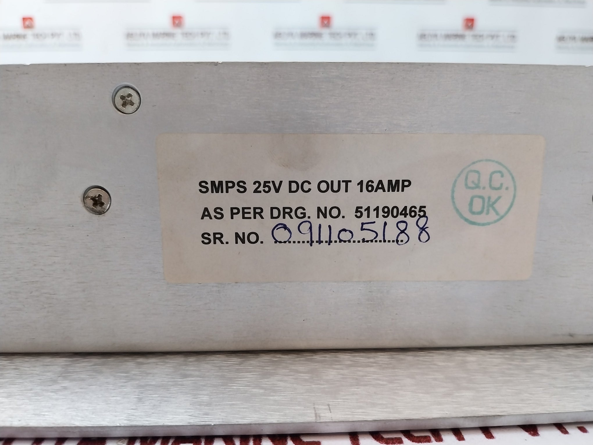 Honeywell 51190465 Switching Mode Power Supply 25V Dc 16 Amp