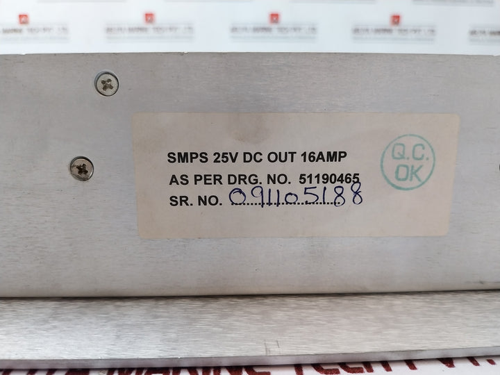 Honeywell 51190465 Switching Mode Power Supply 25V Dc 16 Amp