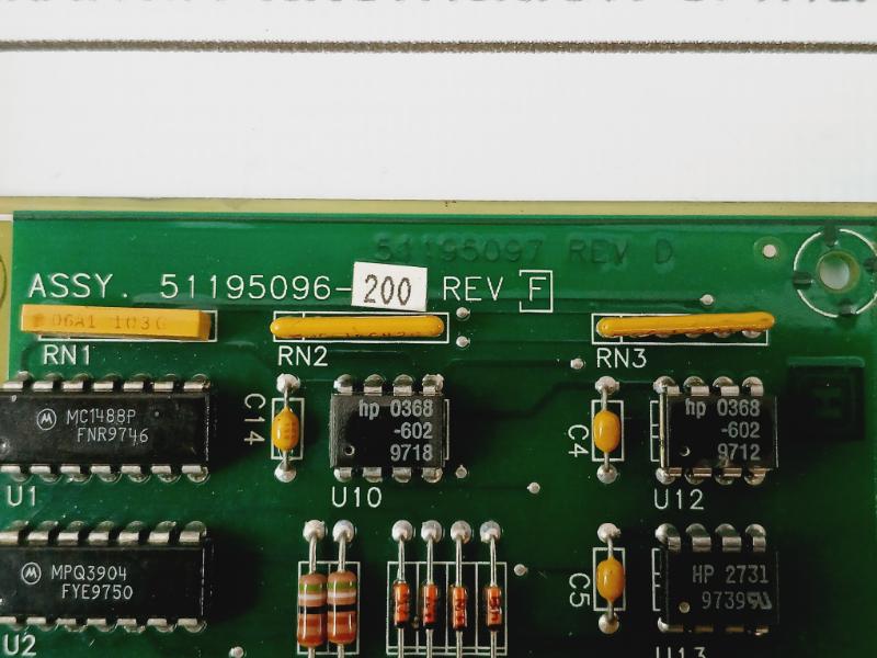 Honeywell 51195096-200 Board Rev. D Xc3000 Module Ac Power Cable