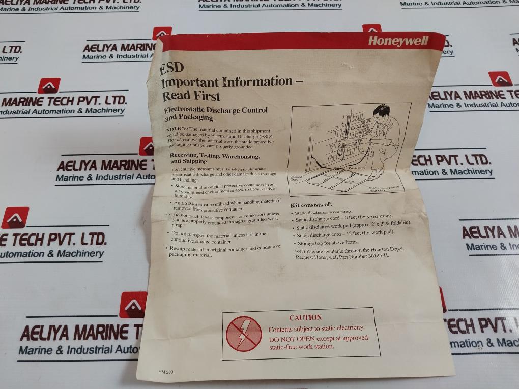 Honeywell 51195178-100 Communication Card Term Assy Rev A