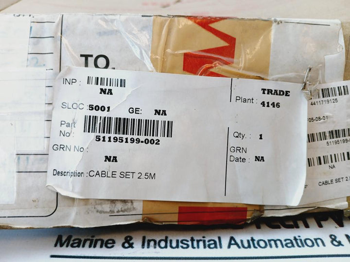 Honeywell 51195199-002 Commscope Network Cable Set 2.5M