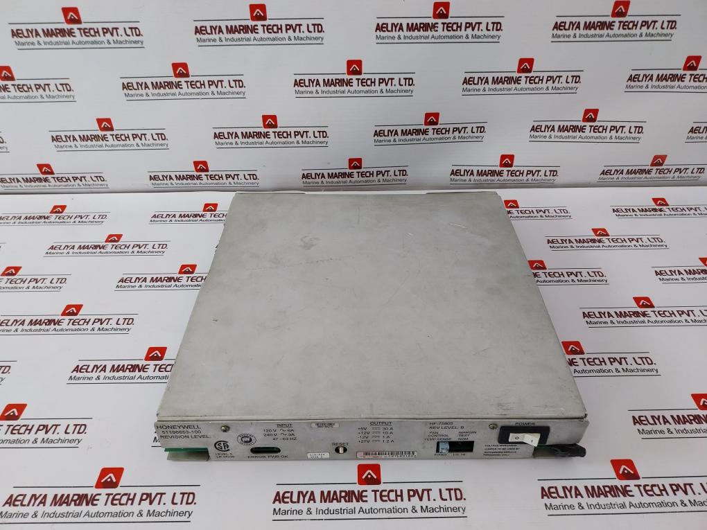 Honeywell 51196653-100 Five-slot File Power Supply Module Rev.C (Not Working)