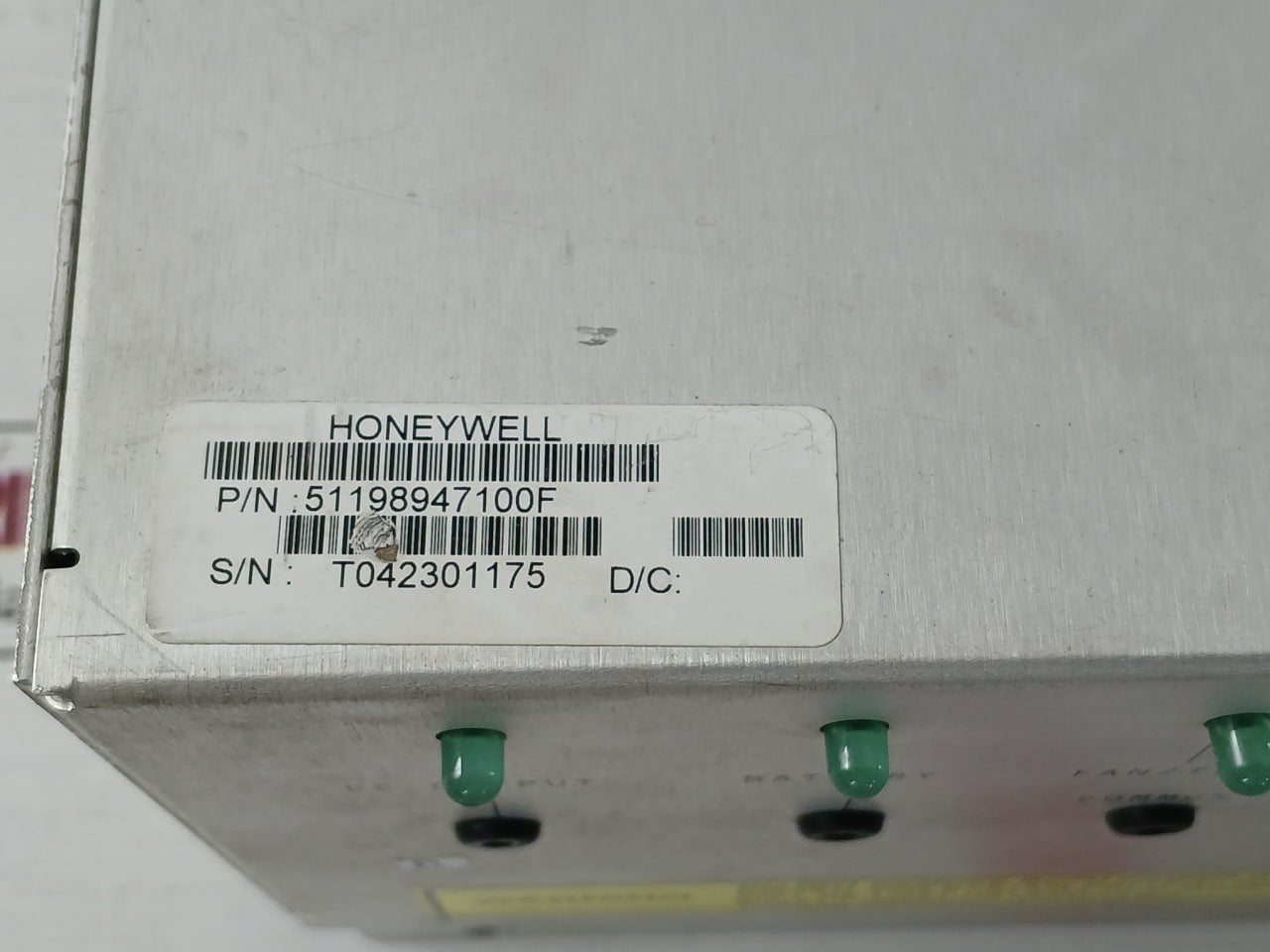 Honeywell 51198947100F Cherokee Power System Assembly 51401216-100 115/240 Vac