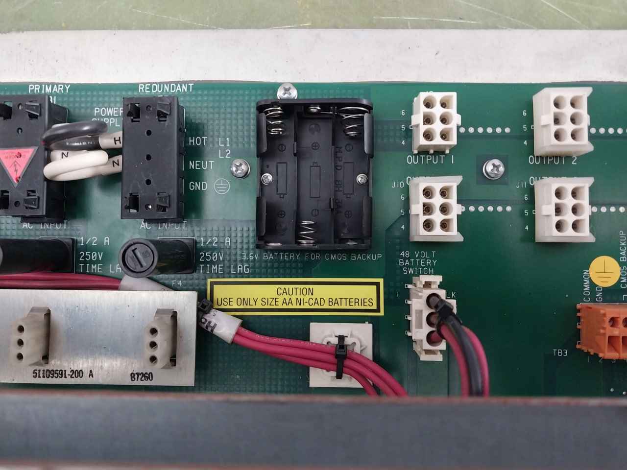 Honeywell 51198947100F Power System Assembly 51401166-100 100-240Vac 50/60Hz 12A