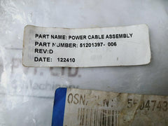 Honeywell 51201397-006 Power Cable Assembly Rev.D 300V
