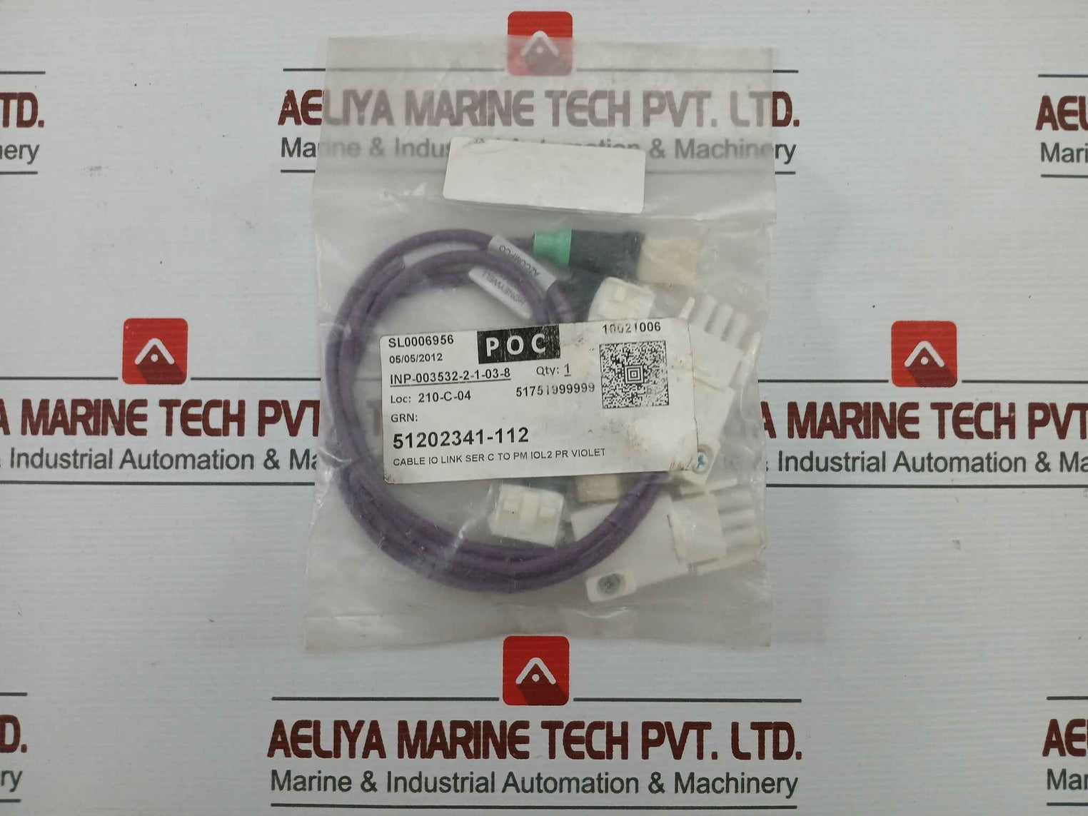 Honeywell 51202341-112 I/O Link Adapter Cable Ser C To Pm Iol2 Pr Violet Set