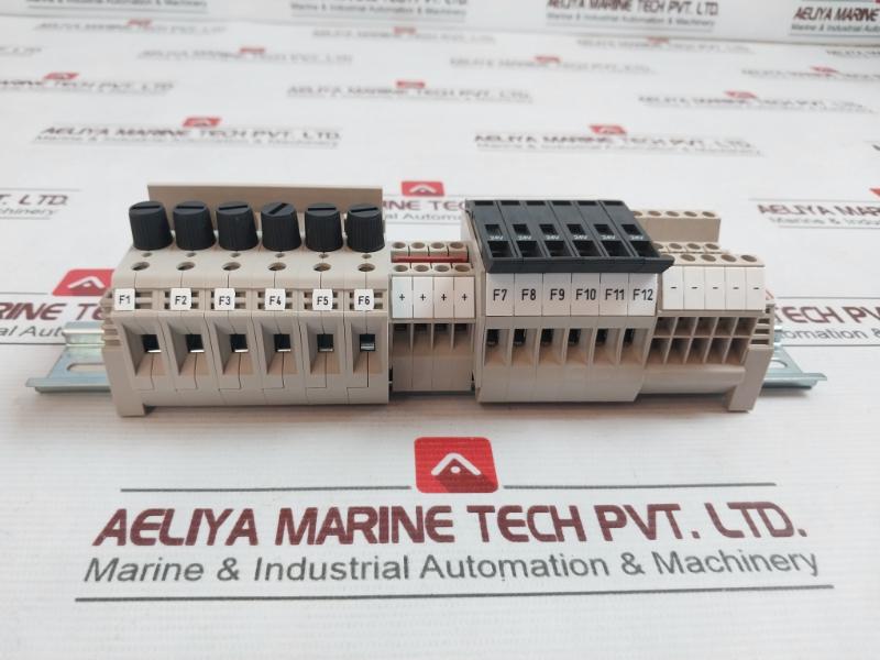 Honeywell 51202674-106 Din Rail Terminal Block Rev D Max 16A 24V