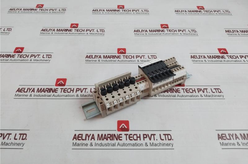 Honeywell 51202674-106 Din Rail Terminal Block Rev D Max 16A 24V