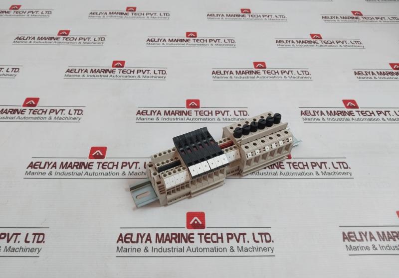 Honeywell 51202674-106 Din Rail Terminal Block Rev D Max 16A 24V