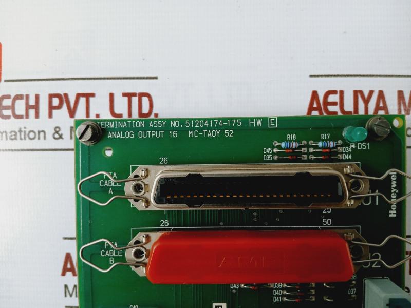 Honeywell 51204174-175 16-channel Analog Output Module Rev: B 080273