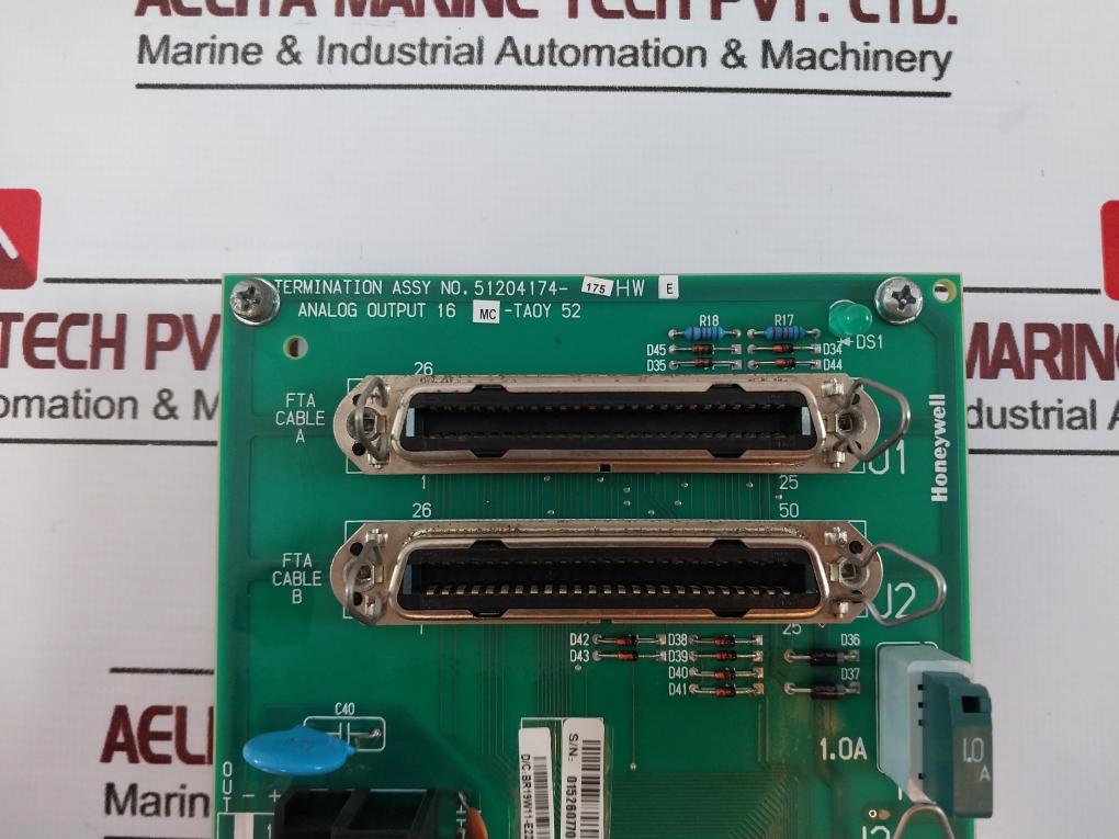 Honeywell 51204174-175 Hw:B Analog Output Rev.B 16 Mu-taoy 52 Mc 51204173-100 94V-0