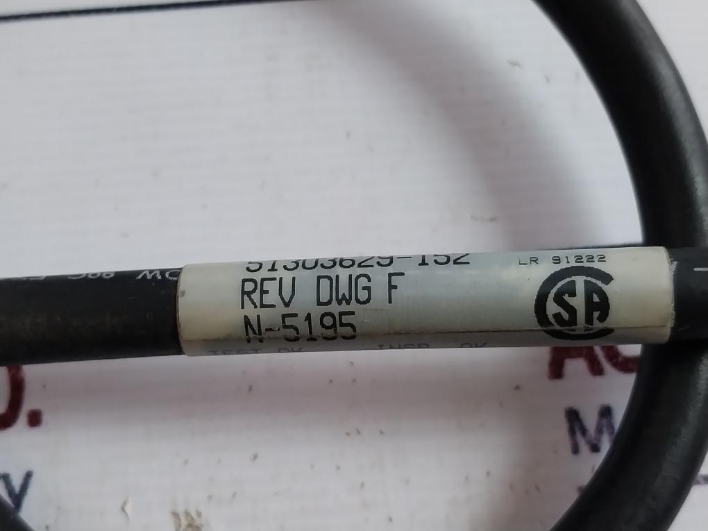 Honeywell 51303629-152 Portable Power Cord P-136-40 Msha