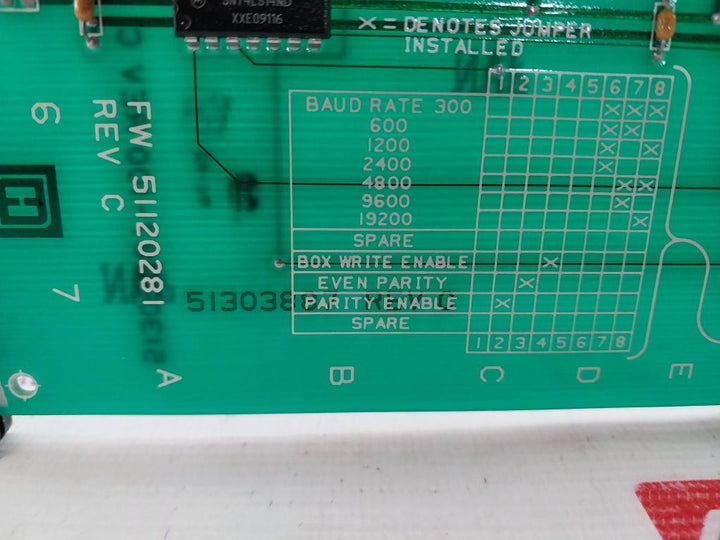 Honeywell 51303888-100 PC Interface Board 51303887-100