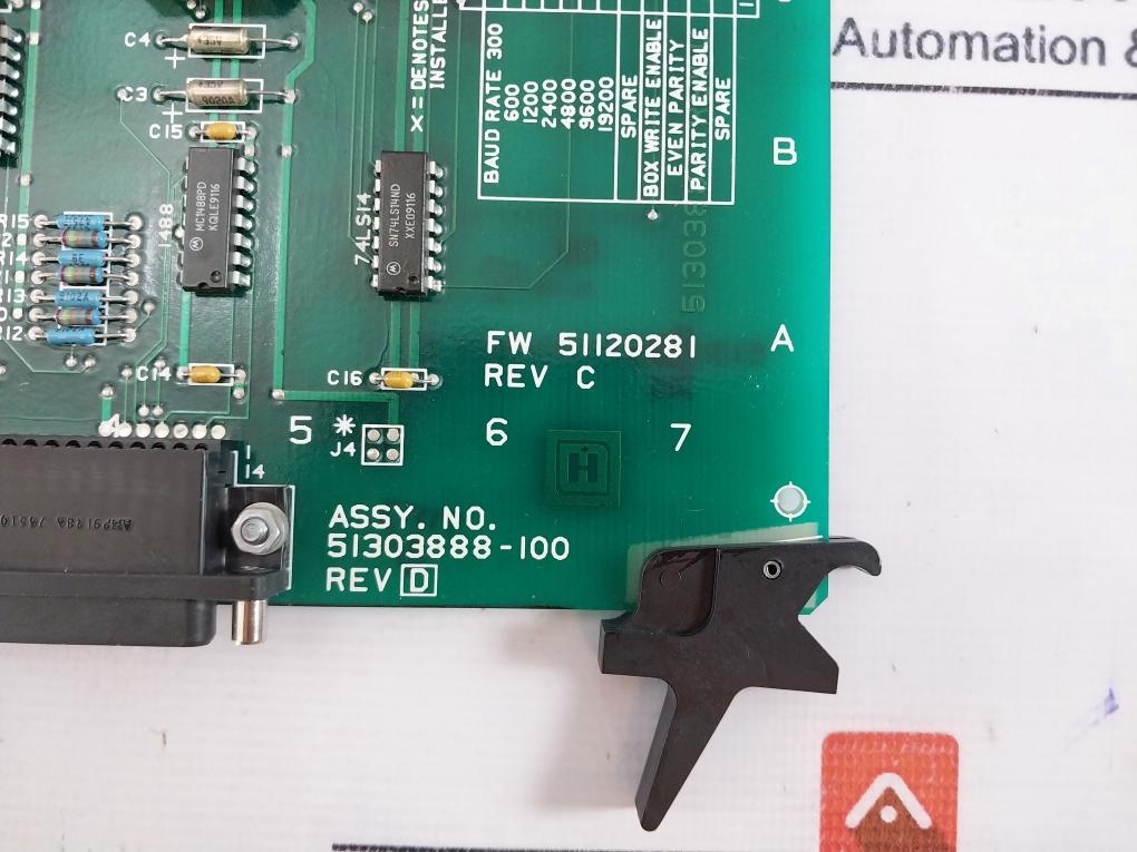 Honeywell 51303888-100 PC Interface Board 51303887-100