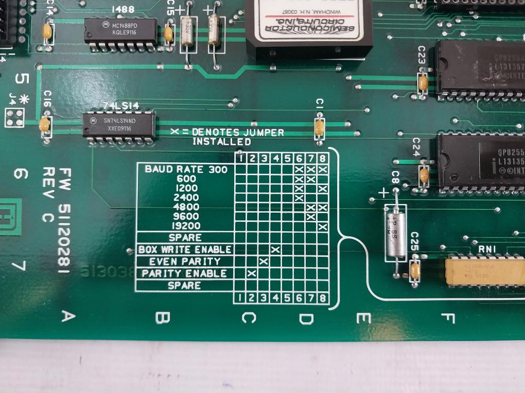 Honeywell 51303888-100 PC Interface Board 51303887-100