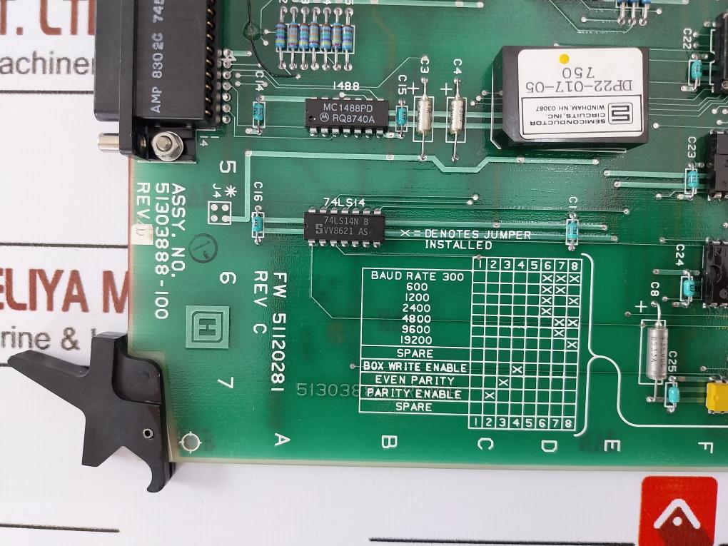Honeywell 51303888-100 Pwb Pc Interface Board Rev.D