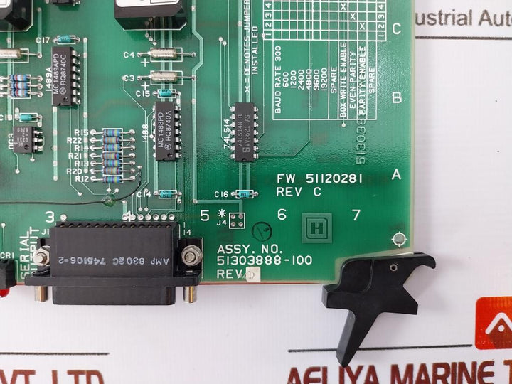 Honeywell 51303888-100 Pwb Pc Interface Board Rev.D