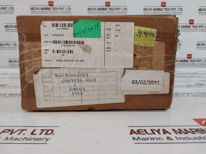 Honeywell 51303932-203 Serial Device Interface Fta For Udc 6000 Mu-tsdu02 Rev E