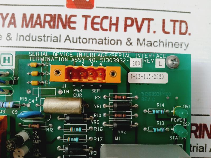 Honeywell 51303932-203 Serial Interface Termination Rev. L