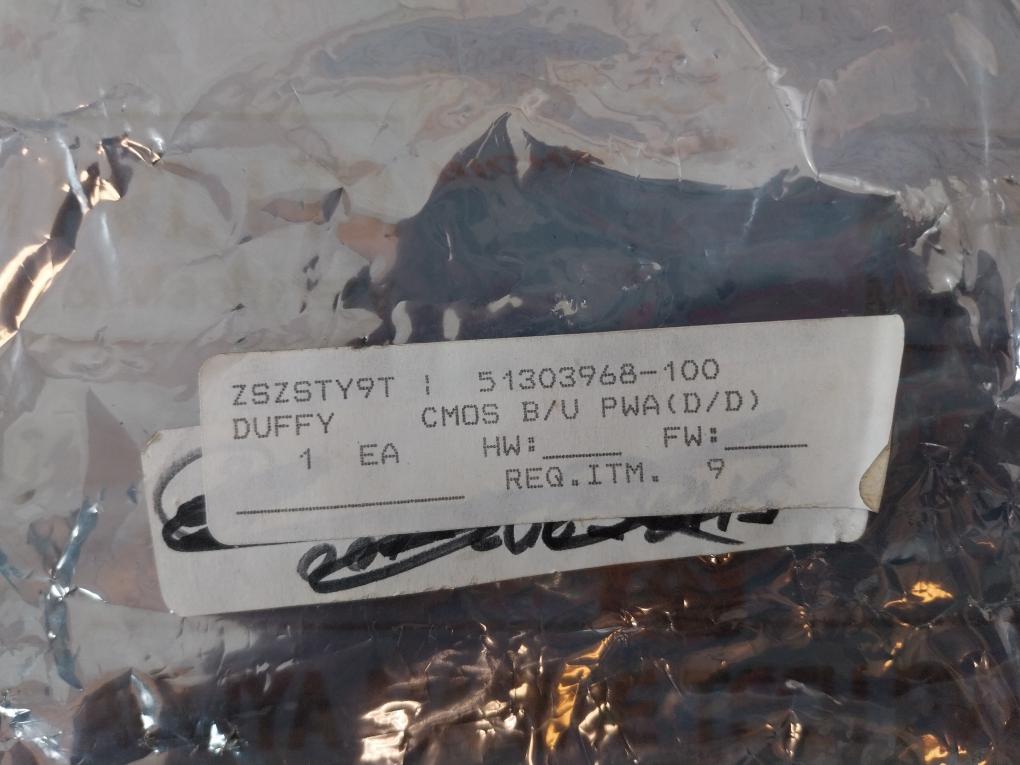 Honeywell 51303968-100 REV E CMOS Backup Assembly Board 51303967-100 REV B