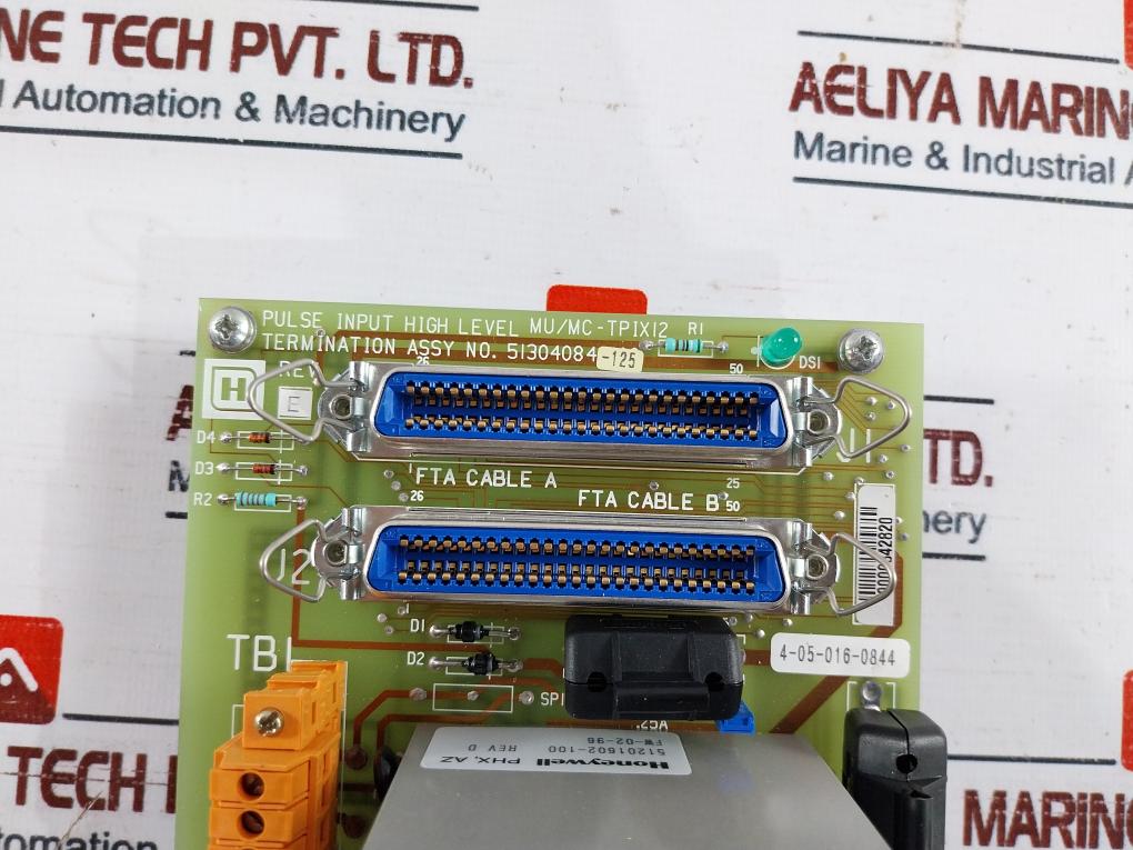 Honeywell 51304084-125 Pulse Input High Level Termination Module Mu/Mc-tpix12