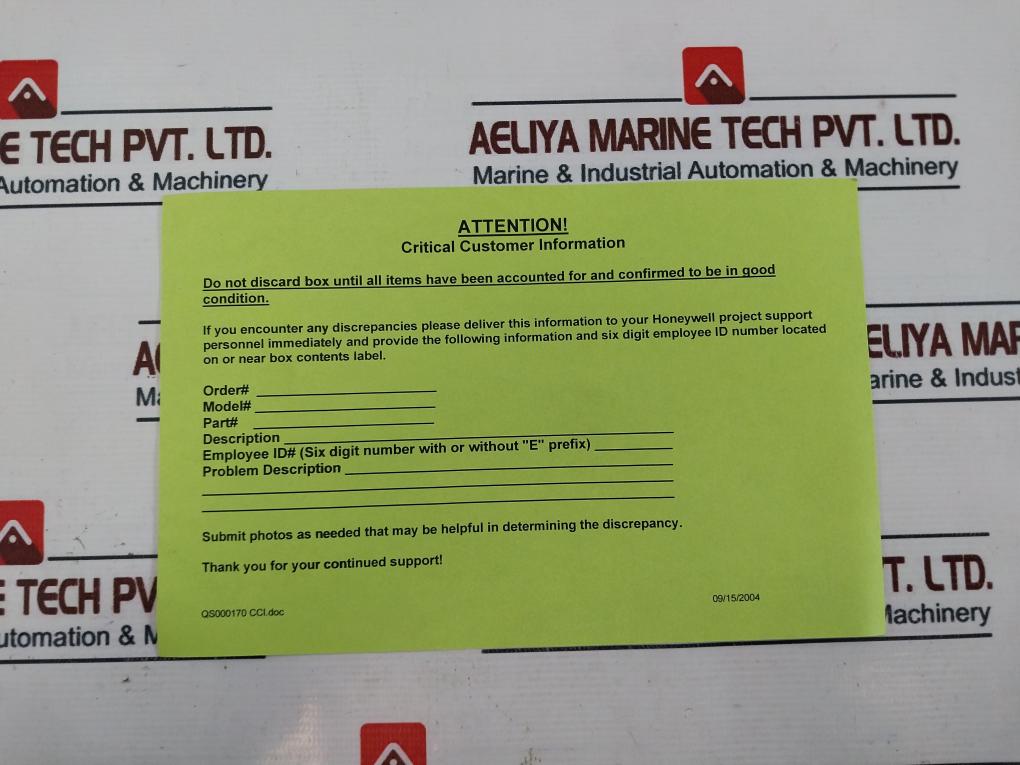 Honeywell 51304156-100 Spc I/o Circuit Board 94v