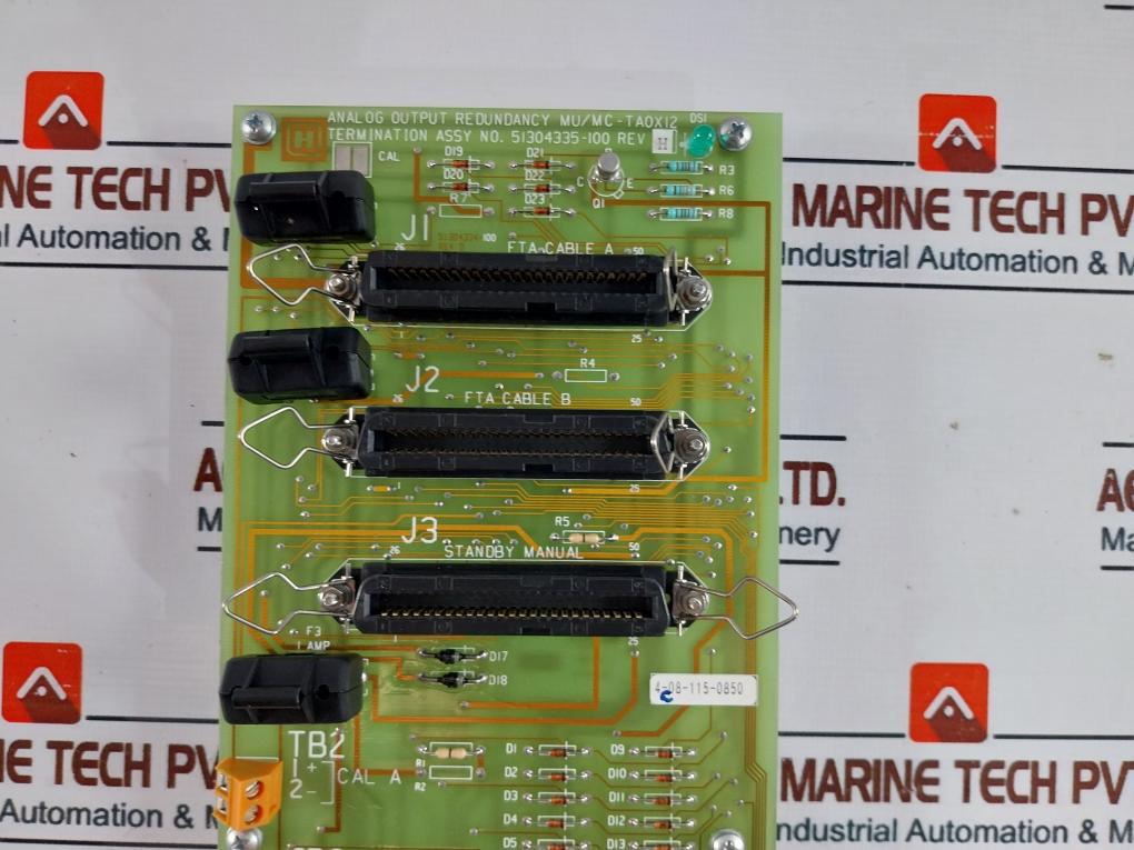 Honeywell 51304335-100 Analog Output Redundancy Termination Board Mu/Mc – Ta0X12