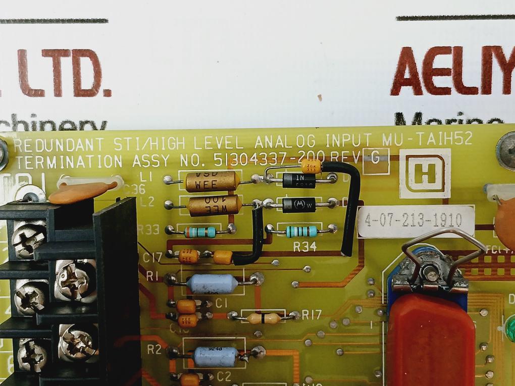 Honeywell 51304337-200 High Level Analog Input Mu-taih52