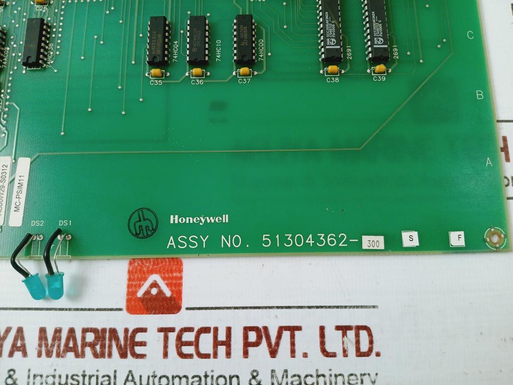 Honeywell 51304362-300 Interface Module Mc-psim11 Rev E 51304361-100 94V-0