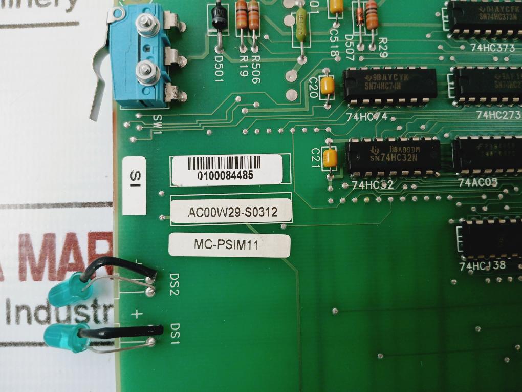 Honeywell 51304362-300 Interface Module Mc-psim11 Rev E 51304361-100 94V-0