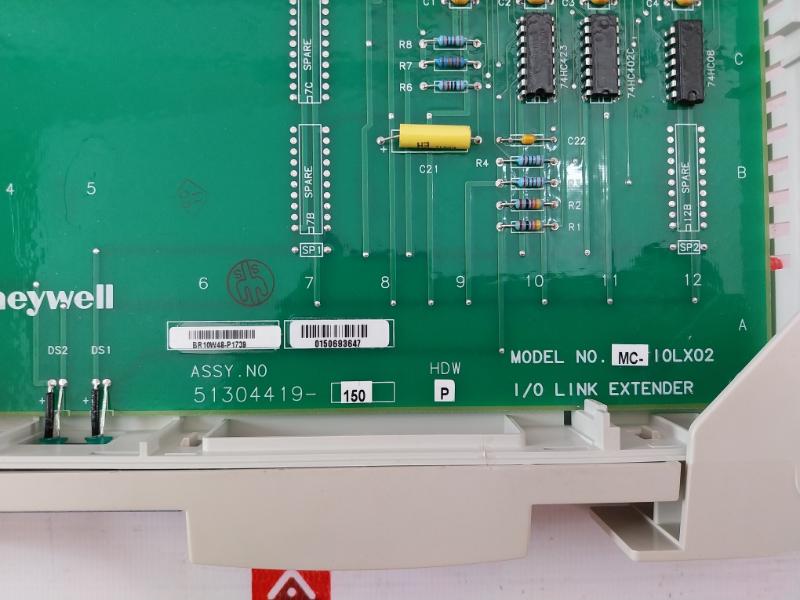 Honeywell 51304419-150 I/O Link Extender Module Mc-iolx02 Rev. F Hdw: P Dcmc
