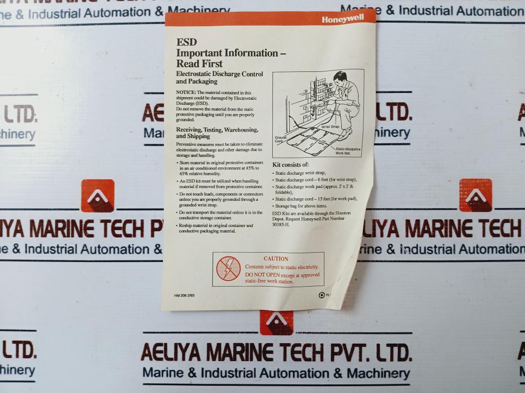 Honeywell 51304525-100 Control Card Rev: B
