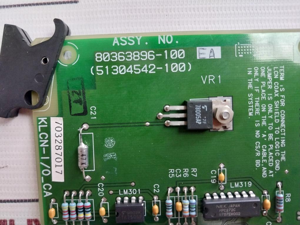 Honeywell 51304542-100 Pcb Control Board Nj05 Vr1 Rev.B Us1-4-1