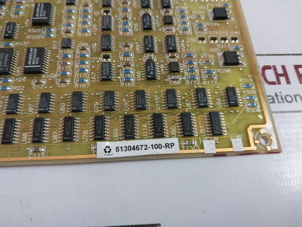 Honeywell 51304672-100 Analog Output Processor 94V-0 Assy:51304672-100 Rev:D