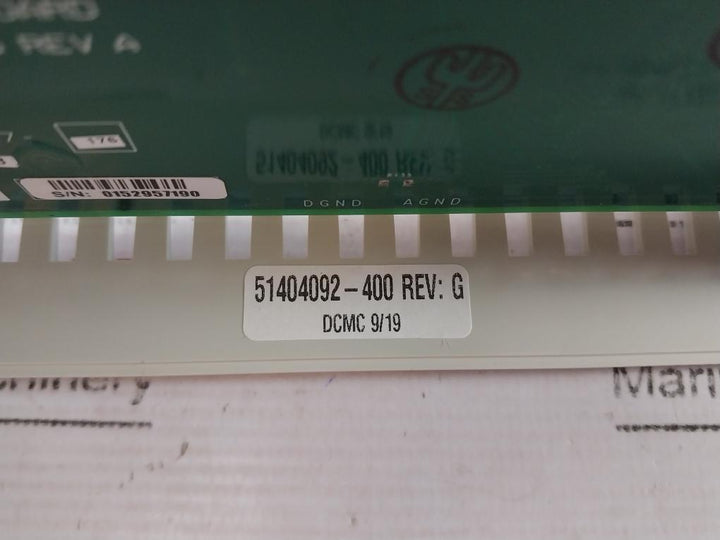 Honeywell 51304754-176 High-level Analog Input Card Module Pm-ai Motherboard