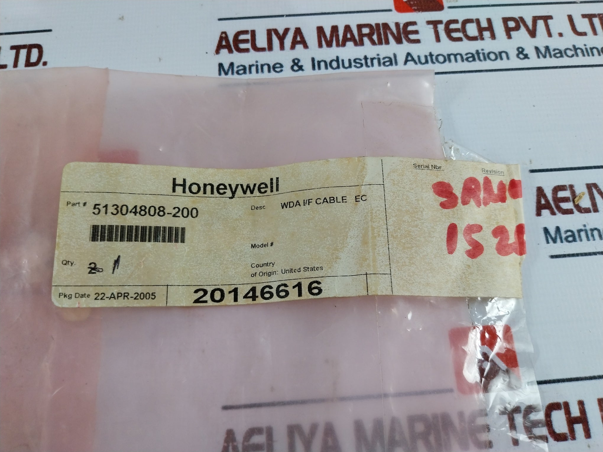 Honeywell 51304808-200 Wda I/F Cable