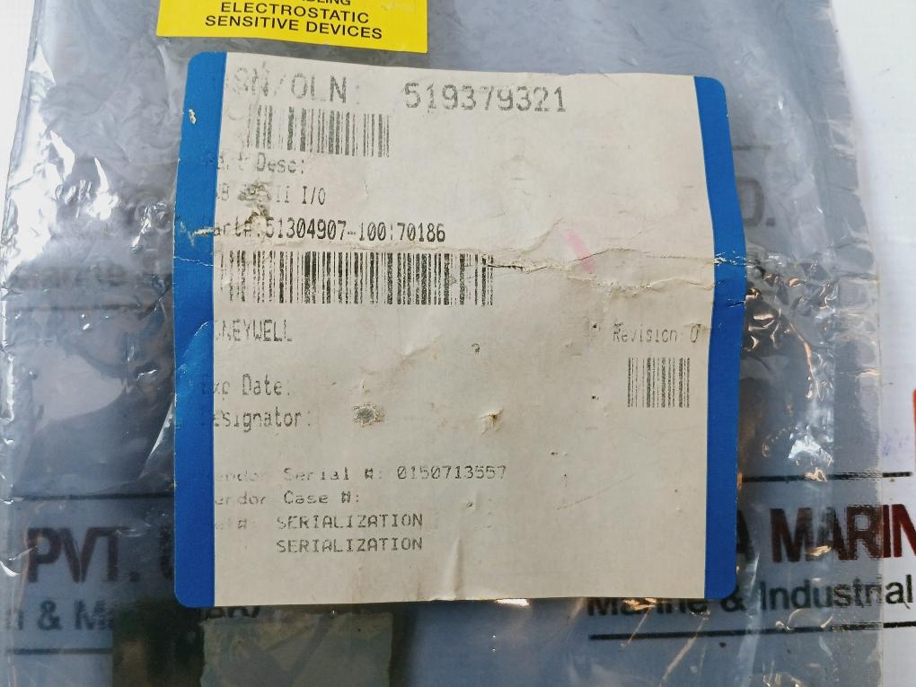 Honeywell 51304907-100, Spcii I/O Printed Circuit Board 0150713557 Rev. D 94V-0