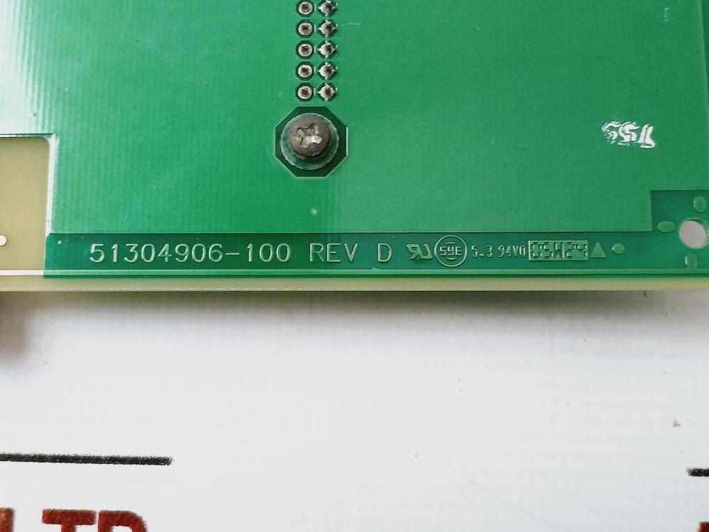 Honeywell 51304907-100, Spcii I/O Printed Circuit Board 0150713557 Rev. D 94V-0