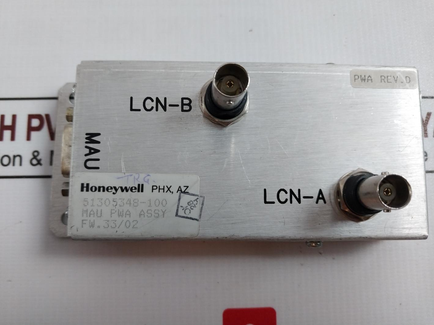 Honeywell 51305348-100 Media Adapter Mau Assembly 33/02 Rev.D